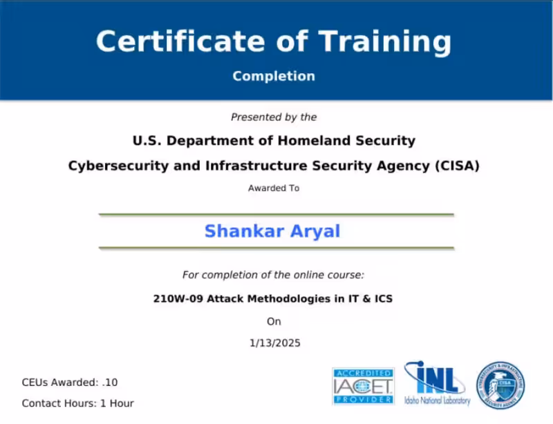 Attack Methodologies in IT & ICS